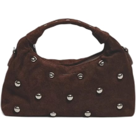 Núnoo Dandy Rivet Suede Chocolate Größe: OS | Handtaschen Outlet | Unisex | Braun