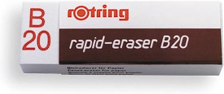 RAPID ERASER B 20PACK