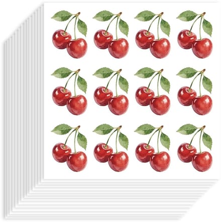 Dailygoods- Kersenstickers 240 Stuks - Zelfklevend Papier