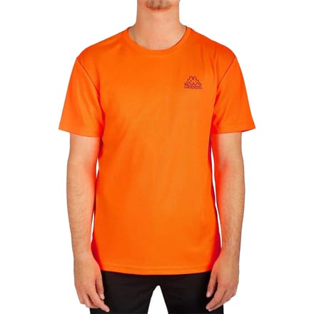Kappa Heren Normaal T-Shirt (Oranje)