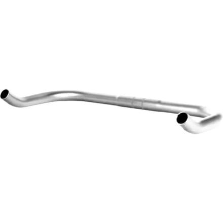 V bike bike handlebar 25.4 400mm - silver – Zilver 400 mm