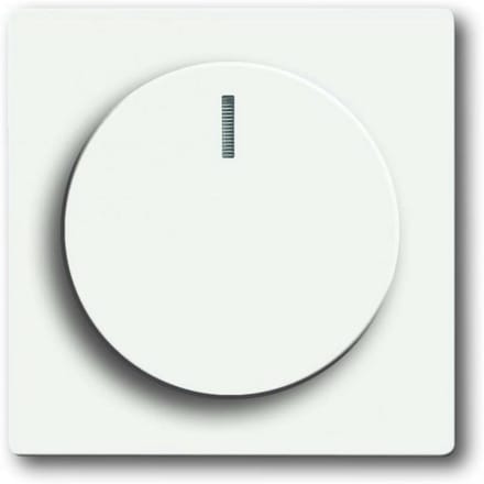 Centrale schijf dimmer draaiknop wit