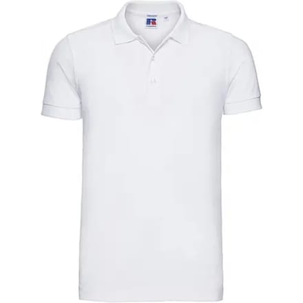 Men's Stretch Poloshirt 'Russell' Azure Blue - M