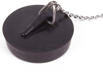 Benson Afvoerstop - 44 mm - gootsteen dop - gootsteenstopper - met RVS ketting 30 cm