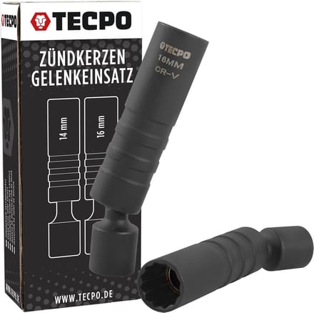 Bougiesleutel Set - Magnetische Steeksleutel - Motoronderhoud - Flexibel en Hoek - 14 en 16 mm
