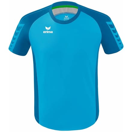 Erima Six Wings Shirt Korte Mouw Kinderen - Curaçao | Maat: 152