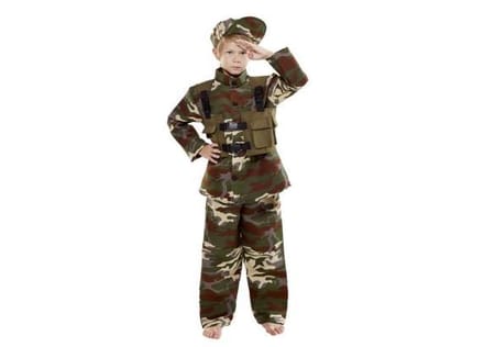 Dreamland Verkleedpak Militair maat 128 Feestkleding