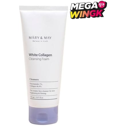 Mary&May White Collageen Reinigingsschuim 150ml white
