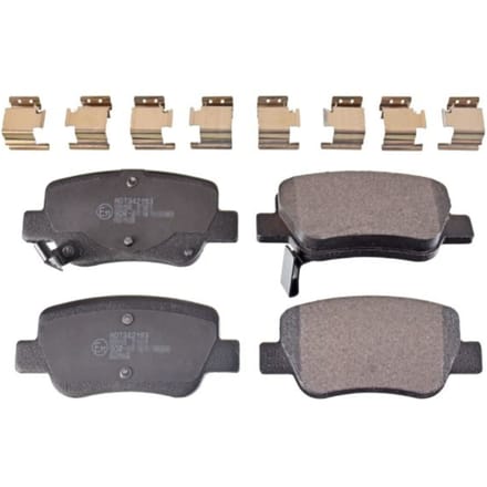 Remblokset BLUE PRINT ADT342183, achter