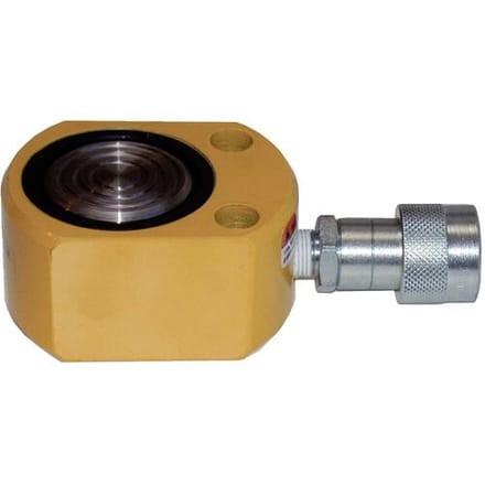KS Tools 640.0140 - Flat Hydraulic Cylinder - Spring Withdrawal & Special Tool Steel