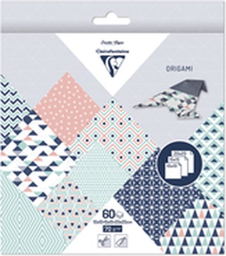 Origami papier Prisma , set met 3 maten 60 vel 70g - met motief