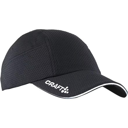 CRAFT RUNNING CAP Unisex Pet - Zwart
