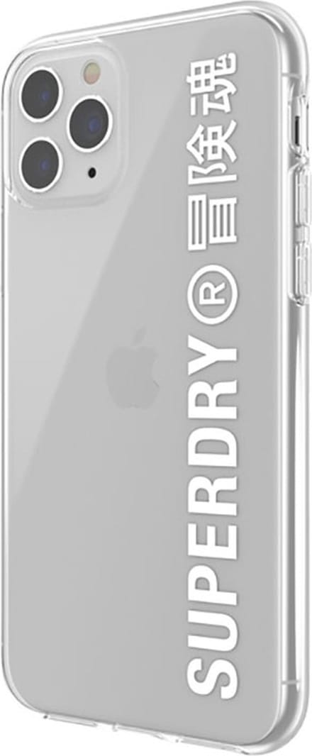 Superdry Snap Case Clear  FW20 for iPhone 11 Pro clear/white