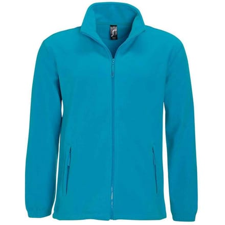 SOLS Volwassen uniseks fleecejack North (Aqua)