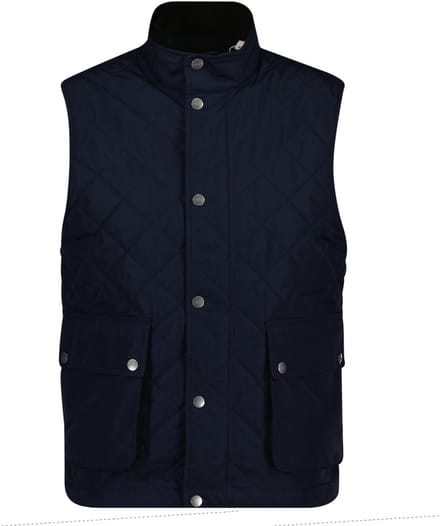 Gant Marineblauw gewatteerd vest