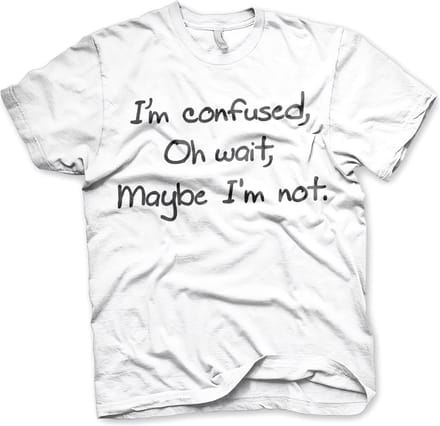 Hybris I'm Confuse d T-shirt White