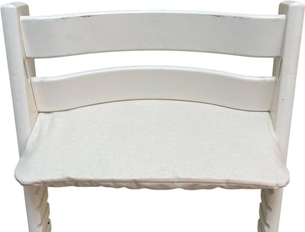 Gecoat zitkussen voor de Tripp Trapp kinderstoel van Stokke -Linnen Naturel