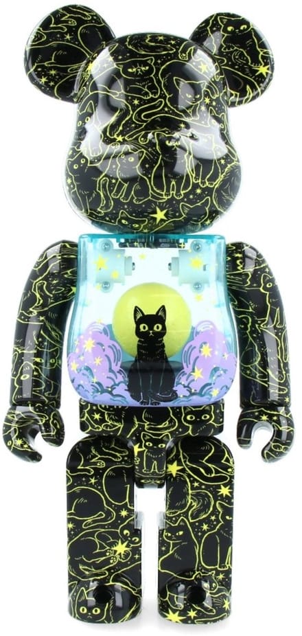 400% Bearbrick - Cat in the Night Sky (Hikari Bambi)
