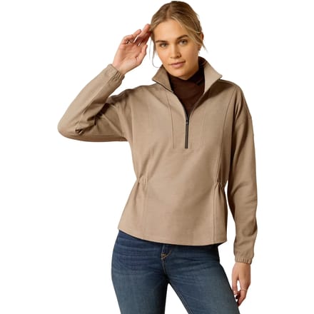Dames sweatshirt met 1/2 rits Ariat Ryeland 1/2