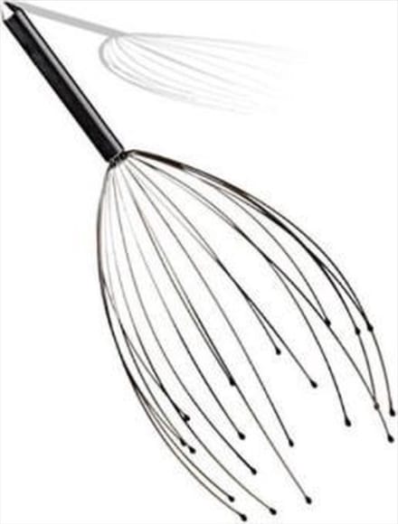 ***De Zwarte Hoofdmassage Spin - Hoofdspin Massage - Hoofdmassage voor een Ontspannen Geest - van Heble® ***