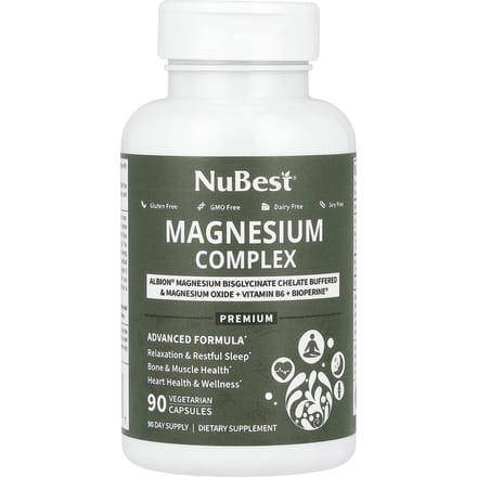 Magnesiumcomplex, 90 vegetarische capsules