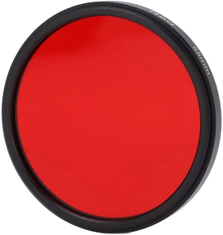 Dailygoods - Rode Cameralensfilter - Optisch Glas