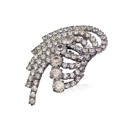 Dolce & Gabbana metalen broche met kristallen