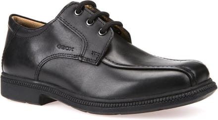 Geox Federico H Jongens Leren Schoolschoenen Zwart