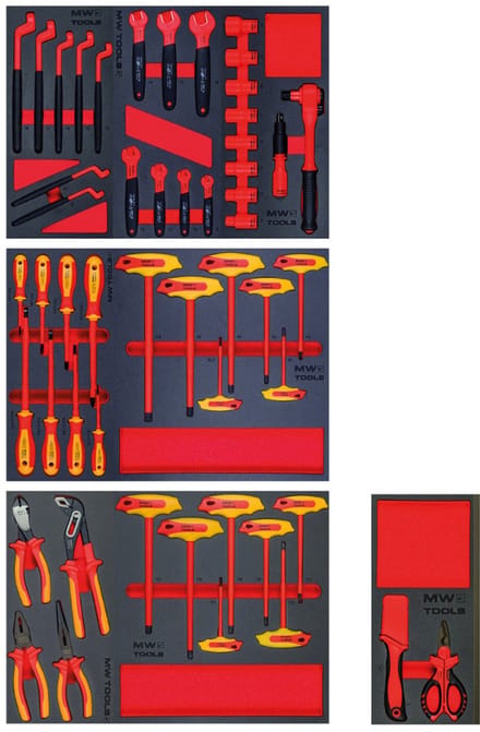 Complete 1000V EV-set 51-delig – veilig werken, professioneel georganiseerd MW Tools TS MWE13-14 EV
