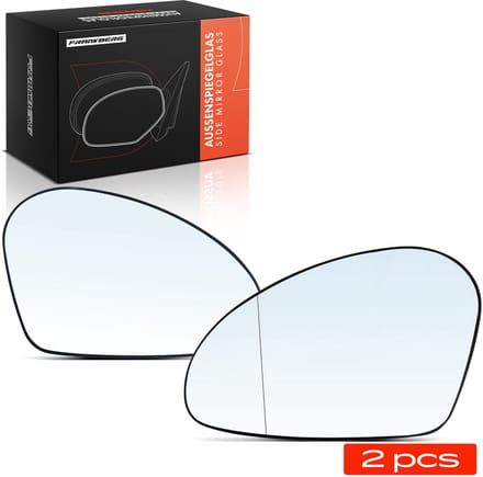 Frankberg 2x Spiegelglas Buitenspiegel Voor voor Seat