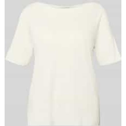 Regular fit T-shirt van mix van katoen en lyocell