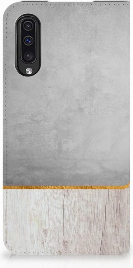 Samsung Galaxy A50 Book Wallet Case Wood Concrete