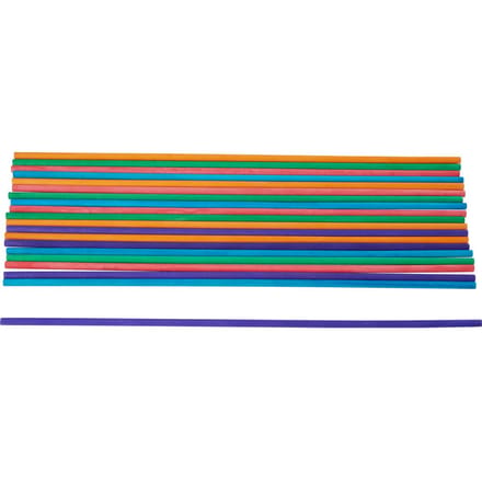 VBS Gekleurde houten staven - Ø 8 mm, 20 stuks