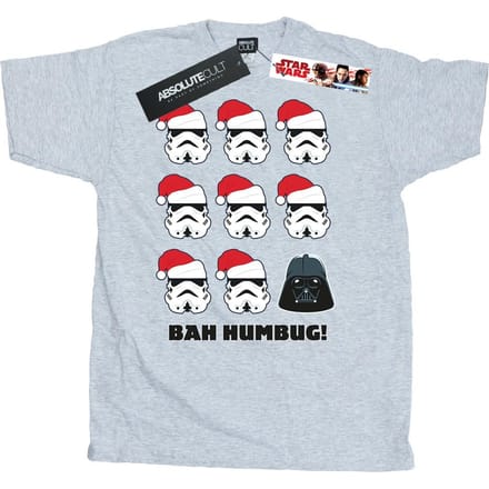 Star Wars Heren Kerstmis Humbug T-Shirt (Sportgrijs)