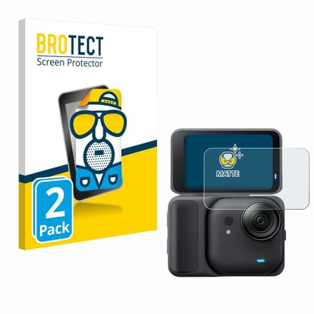 BROTECT - Screenprotector voor Insta360 Go Ultra - Folie Beschermfolie matte 2 Stuks