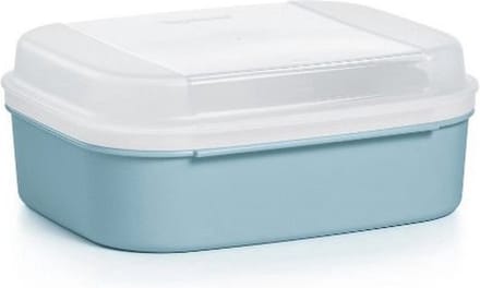 Tupperware varia- scharnierdoos lichtblauw