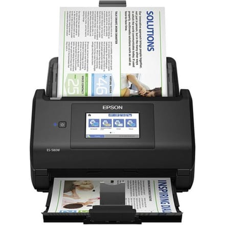 Epson Scanner WorkForce ES-580W Documentscanner A4 600 x 600 dpi 35 pag./min. USB-A 3.2 Gen 1, WiFi 4 (IEEE 802.11 n/g/b/a)