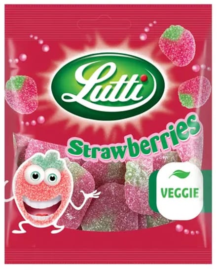 Lutti Aardbeien zakje (12x 80g)