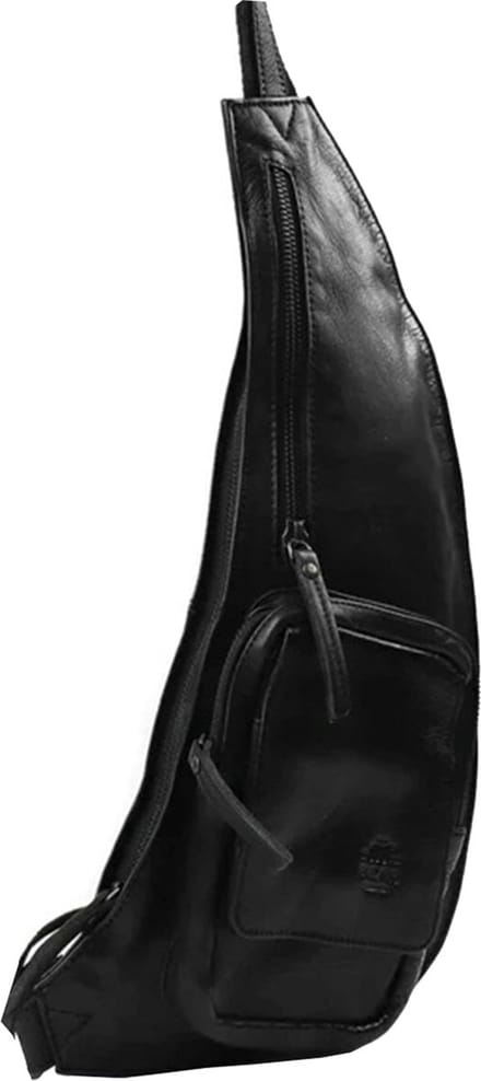 Bear Design Han Crossbodytas Kleine Leer - Zwart