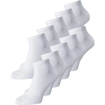 Jack & Jones Sneakersokken Heren JACDONGO 10-pack Wit-One size (41-46)