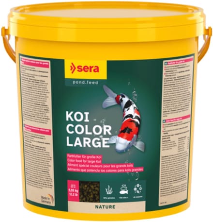 Sera Koi Color Nature - Large - 5,5 kg - 21 liter