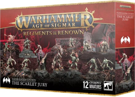 Beeldje Games Workshop Warhammer AoS - Flesh-Eater Courts Le Jury Ecarlate