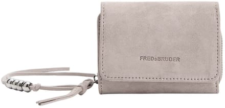 FREDsBRUDER Leren Portemonnee All About Beads Wallet Chai Latte Taupe