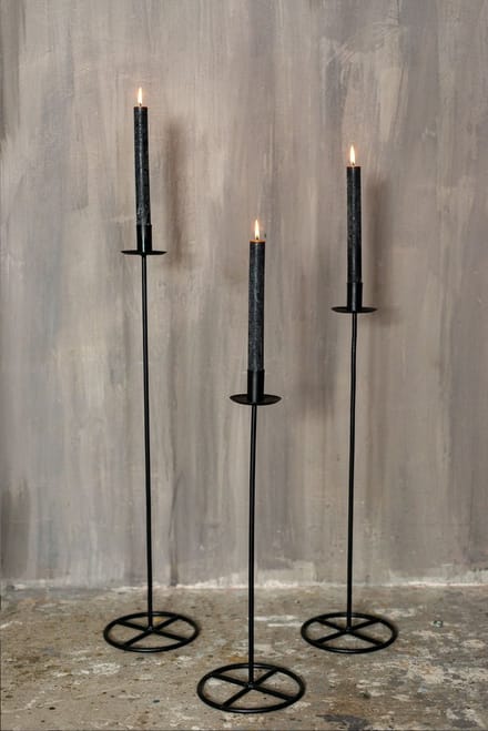 Home Society - Candleholder Clervaux - Black - Size S, M and L