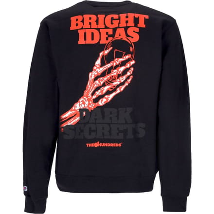 Bright Ideas Crewneck X Champions zwart herensweatshirt met ronde hals