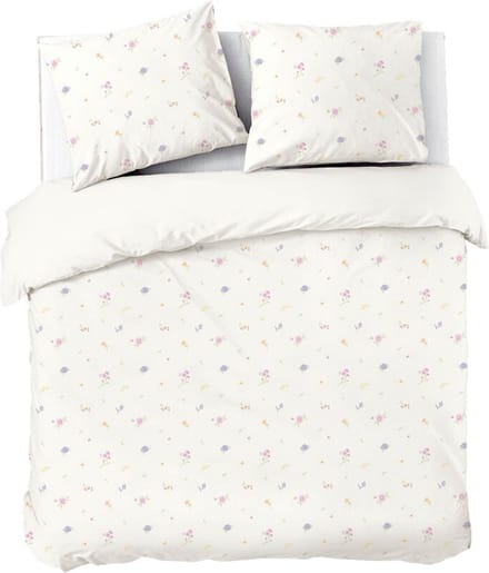 Dindi Home Dekbedovertrek Forever Spring - 200x220 - 100% katoen - Wit
