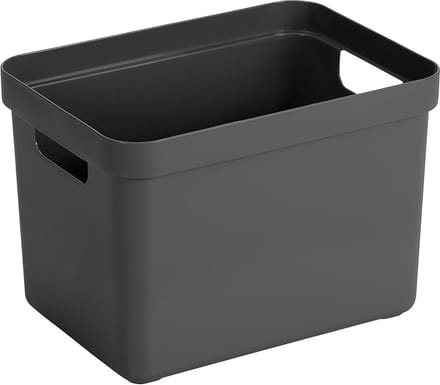 Sunware Sigma Home opbergbox 18L - 35x24.6x24.3 cm - Antraciet