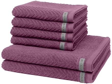 Ross Dames en Heren 4 X handdoek 2 X douchehanddoek - in set Smart