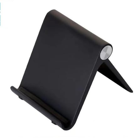 Bureaustandaard voor Tablet 7,9 tot 11 Inch, Verstelbare Opvouwbare Beugel Tabletstandaard voor Mobiele Telefoon Ondersteuning zwart