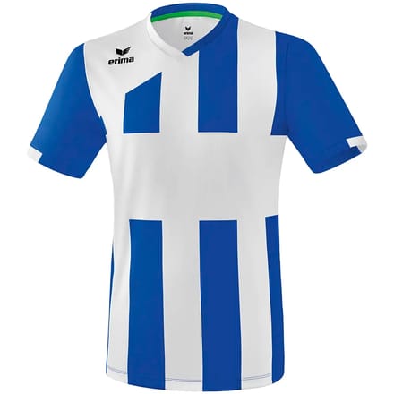 Erima Siena 3.0 Shirt Korte Mouw Kinderen - Wit / New Royal | Maat: 140